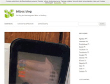 Tablet Screenshot of blog.bitbox.de